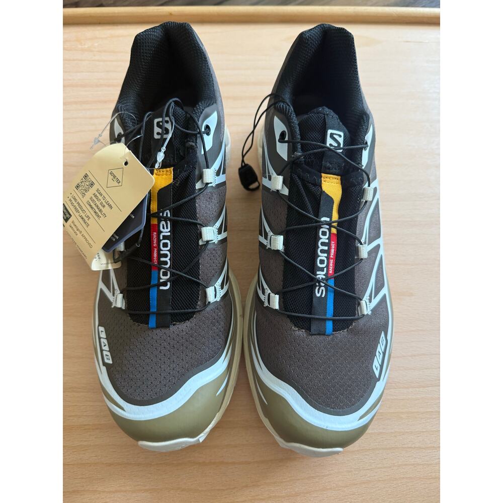 New Salomon Black Gray Trail Running Shoes Quicklace Sneakers Men’s/Women’s